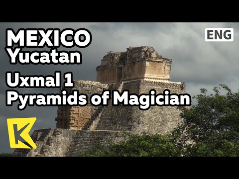 【K】Mexico Travel-Yucatan[멕시코 여행-유카탄]욱스말, 피라미드/Uxmal 1 Pyramids of Magician/Piramide Del Adivino